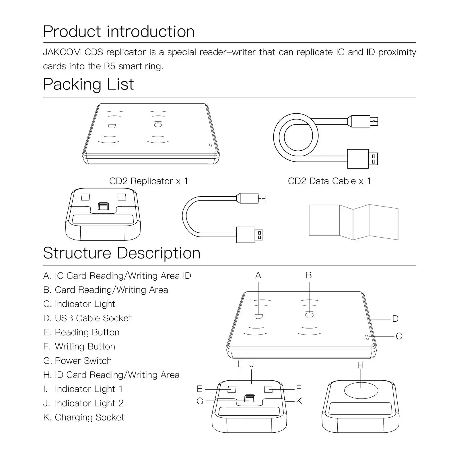 JAKCOM CDS RFID Replicador par - Smart Ring Nfc Pay reseña y precio